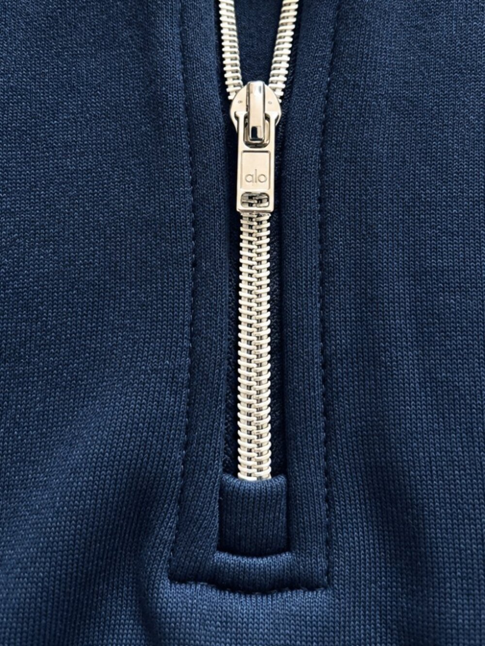 Alo Yoga Accolade 1/4 Zip Pullover Navy NWT XS-L - Picture 6 of 10